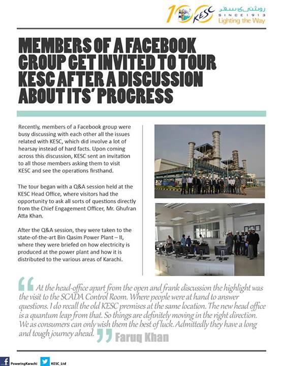 syntaxcom's tweet image. Excellent work by #KESC 's PR team. One for the #PRcasestudy