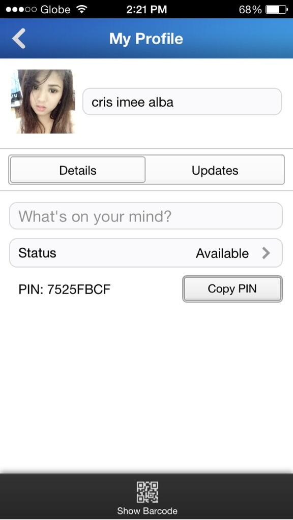 cialovesyouuu's tweet photo. BBM PIN 7525fbcf. Add me ❤️ #bbmoniphone #BBM http://t.co/9woHJ053dK