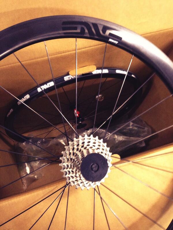 My new #envewheels yeah!!! #cycling @CompCyclist rocks! :)