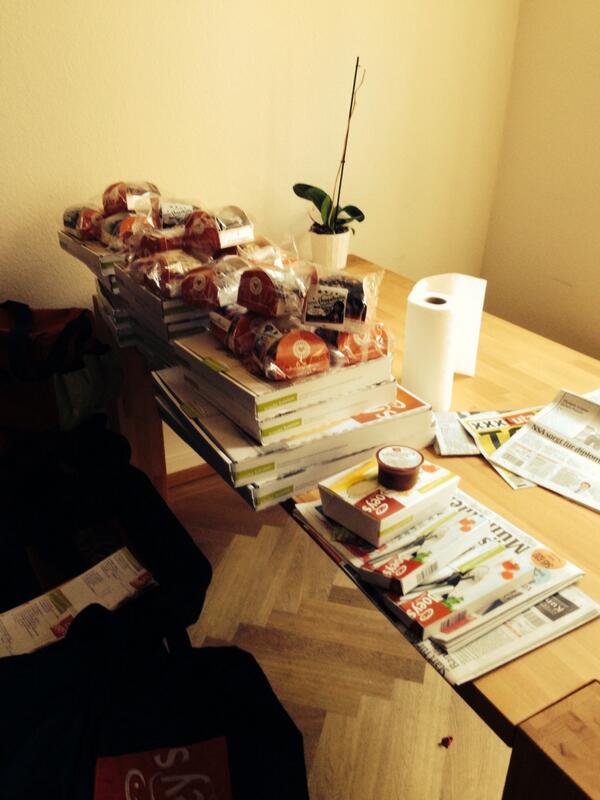 Mittagessen am release tag!