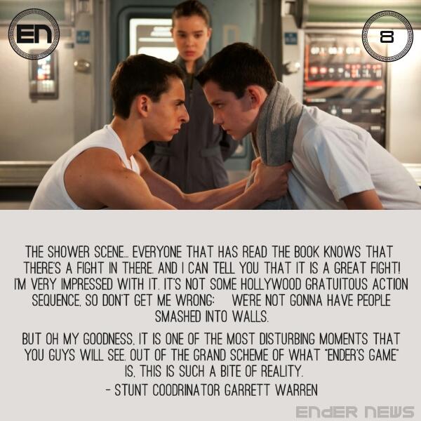 EnderNews's tweet photo. Countdown: 8 Days to Go | Shower Scene  http://t.co/0kxpHsCF0E @Gwarren333 @ImNotMoises @asabfb #EndersGame http://t.co/A81smWkg3i