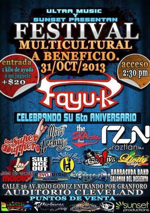 lafayukoficial's tweet photo. La @fayukska papa festejando 6 años en Pachuca acompañados de @raztlan @TheSkaradaBand y más http://t.co/Hq8QfrjlYH