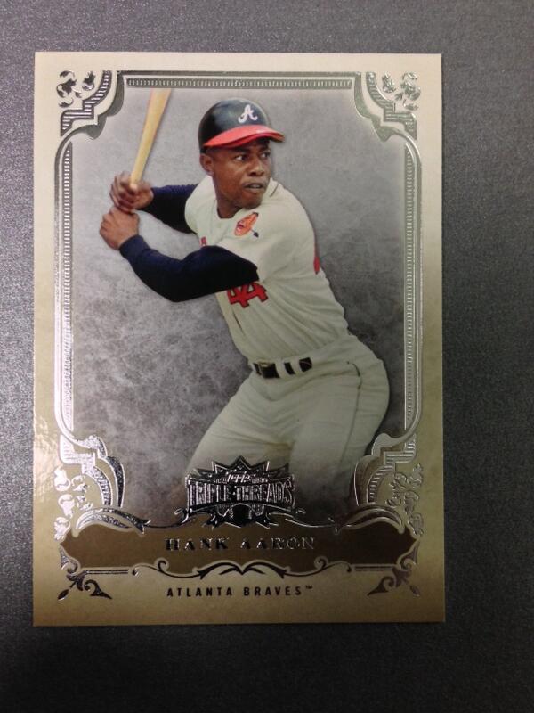 Topps's tweet image. another beautiful set, featuring autos and memorabilia from the best EVER to play the game..#TripleThreadsBB