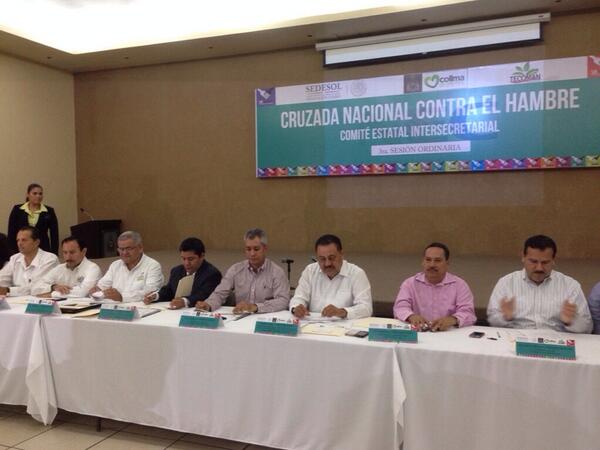 <a href="/renegon69/">René González Chávez</a>: Preside Gob. Mario Anguiano 3er Sesión del Comite Intersecretarial de la Cruzada Nacional SinHambre