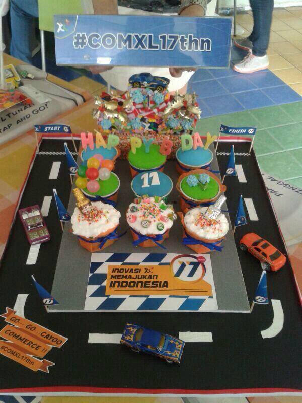 Kapan cupcakenya bs di mkn... #COMXL17thn