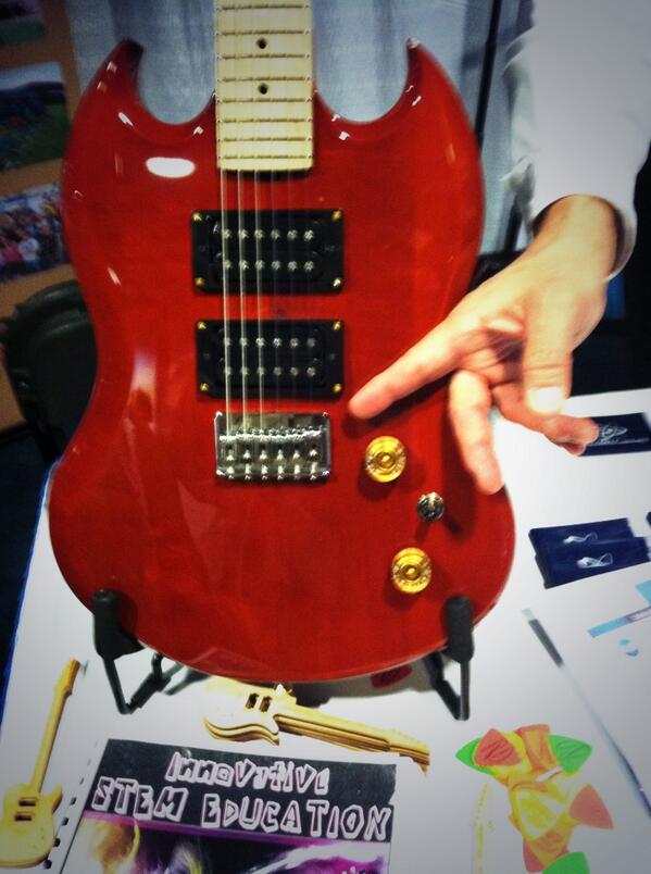 NSF's tweet photo. #STEM education through guitar design manufacture @FabLabHub #ate2013 http://t.co/vIVteAP9nb