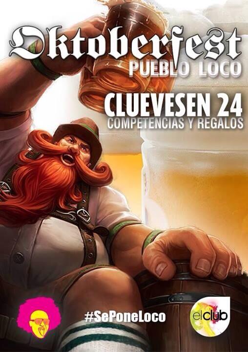 PuebloLocoBar's tweet photo. OKTOBERFEST EN @elclubboliche si no vas, NO ENTENDES NADA!
#SePoneLoco http://t.co/Ye5aXVFjp6