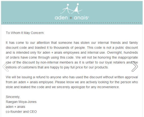 Consultant_Matt's tweet photo. How not to foster customer loyalty: @adenandanais letter to customers. Learn from @united http://t.co/9tPQ0NnNUi http://t.co/EakFCchbhP