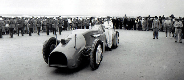 Hennessy's tweet photo. #MalcolmFact 3: In 1935 Malcolm Campbell hit 301.13mph, faster than Formula 1 cars. Accept no limits. #WildRabbit http://t.co/1JfL2JbGgU