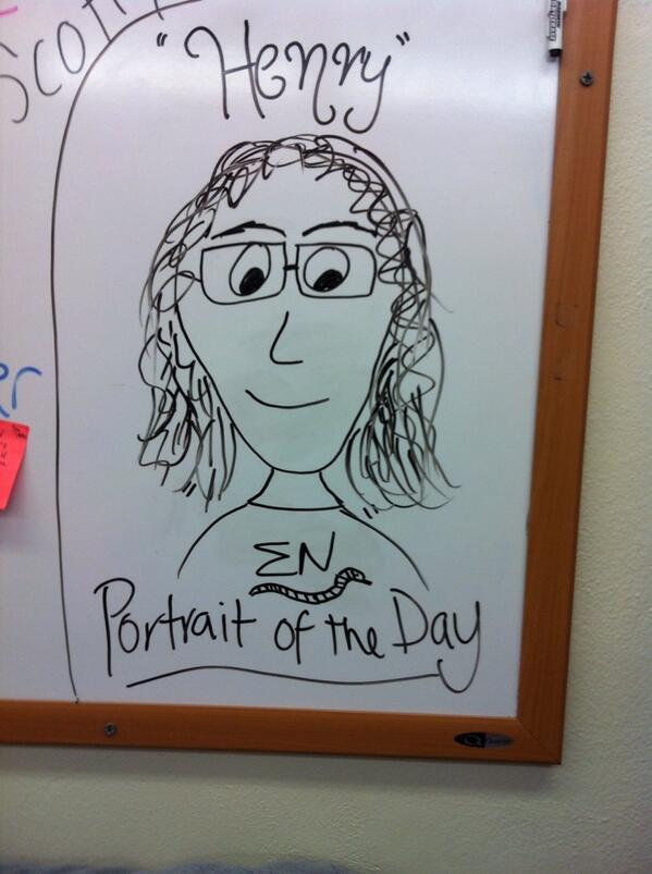 notweeting_B's tweet photo. Beautiful and completely accurate portrait of @HenryAlderson http://t.co/XSy9ey2oGw