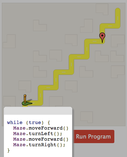 ELITE_education's tweet photo. Today our 6th grade students in Harlem learned to navigate mazes using Javascript. #Popuplabs http://t.co/rUKHrvcI6i