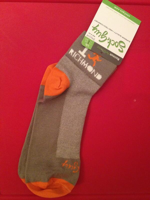 Cityof7's tweet photo. @ArailB ...let the countdown begin. got my running socks #5miles http://t.co/A2mBlJsUJ0
