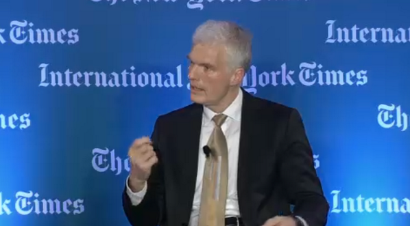 FriedmanForum's tweet photo. .@OECD's Andreas @SchleicherEDU LIVE on stage at the #nytgf in Singapore. http://t.co/PzWmZXHPtk