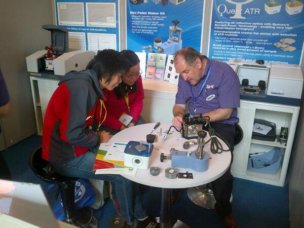 Specac's tweet image. Come and see Clive of Specac #askClive fame demonstrating #Specac products on Stand 9028 at #BCEIA