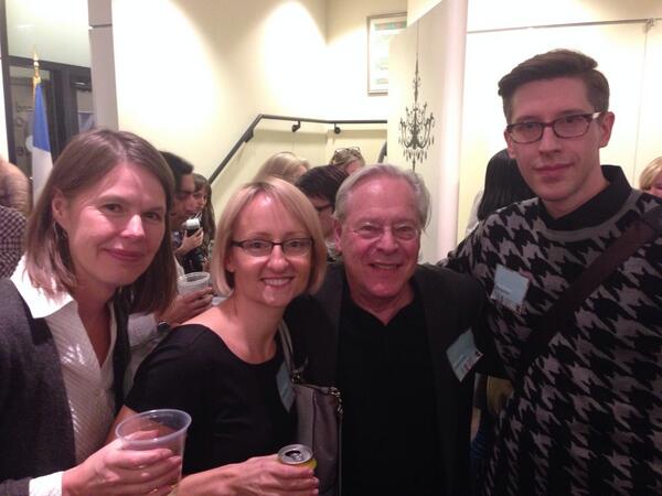 JVodopivec's tweet photo. Great panel discussion + connecting with friends at AIGA's Chicago @Jeffrey_Mumford #aigachicago #aiga #bartcrosby http://t.co/FNx9lfIef0
