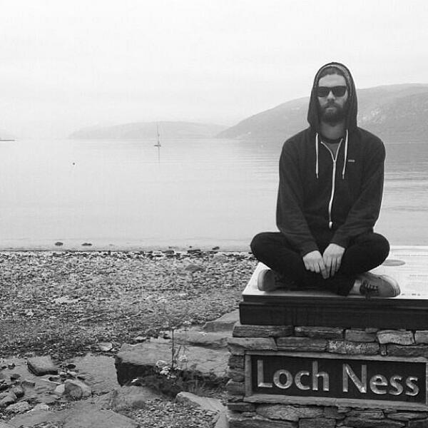 A Flashback to <a href="/thetempertrap/">The Temper Trap</a> enjoying a meditative moment by the Loch. #rockness