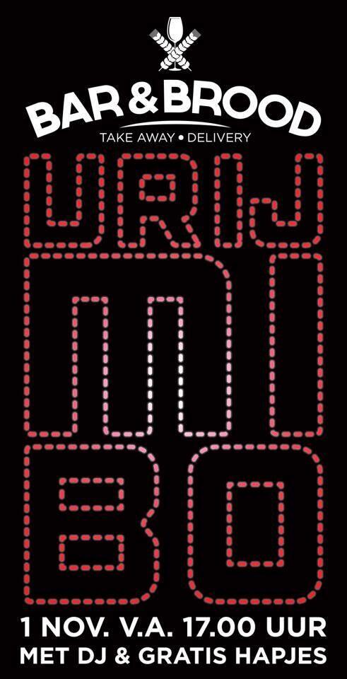 Komen jullie straks ook naar de #vrijmibo incl. DJ en gratis hapjes? Kortom lekker en gezellig het weekend starten!