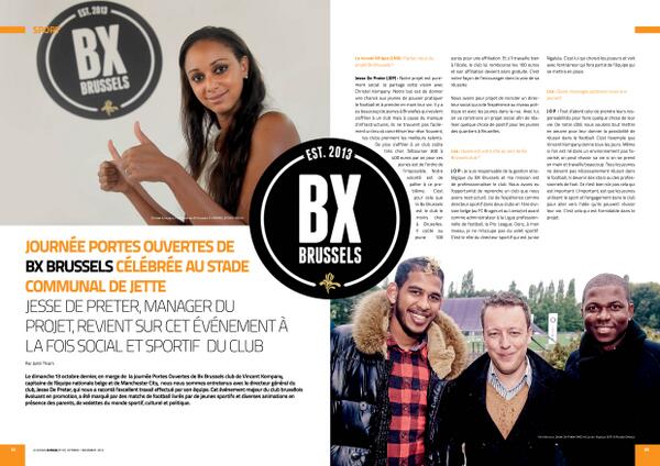 FarisHaroun38's tweet photo. Retrouvez dans la dernière édition du magazine #LenouvelAfrique l’article du projet positive de @BXBrussels #boostBX http://t.co/mGKJaItnsd