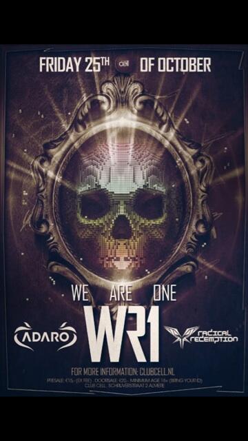 Who's ready for tonight, WR1 x Adaro &amp; Radical Redemption #clubcell #wr1 #adaro #radicalredemption