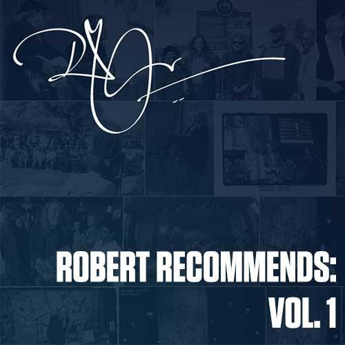 NEW: The "Robert Recommends" feature of Robert Plant's website has its very own image.