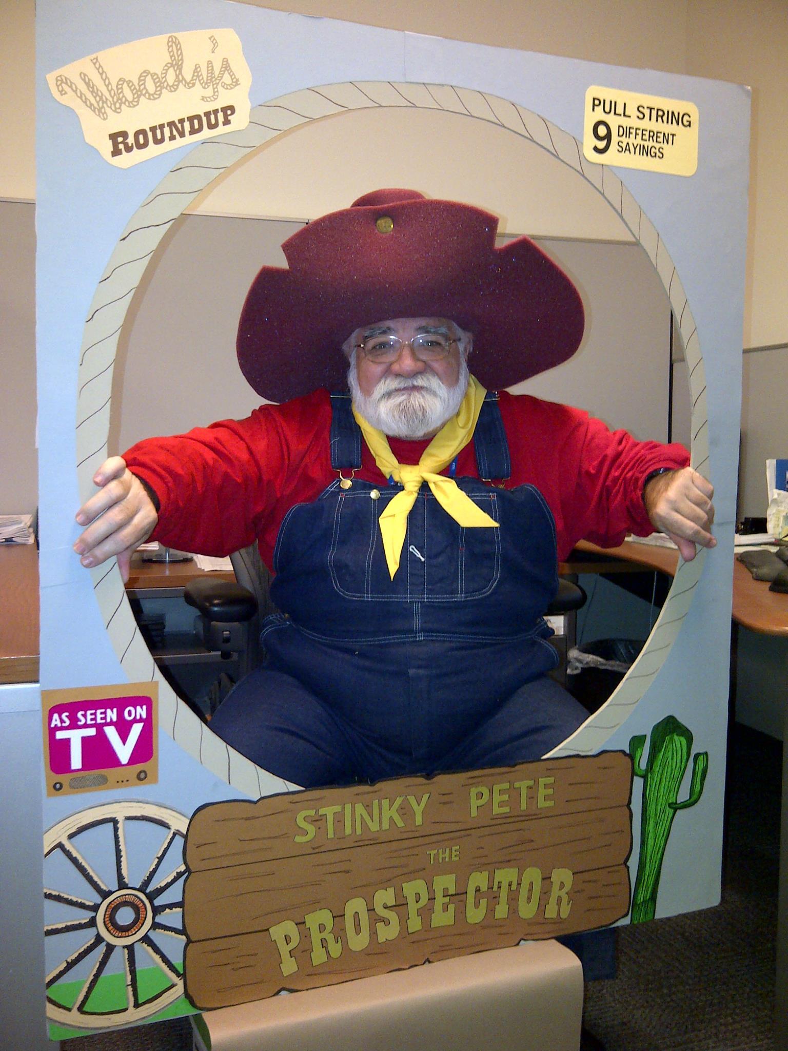 Toy story sales prospector costume