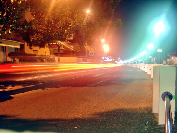 Le quai Pompidou de nuit. #capbreton #Landes