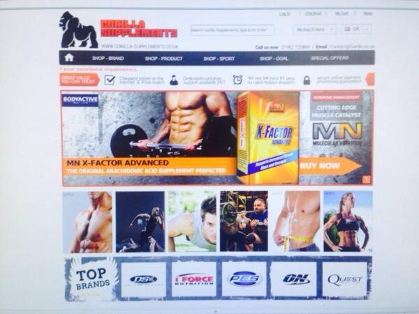 Tomcollom's tweet photo. #Ecommerce website for sale. #sports #gym #supplements #business http://t.co/1gfgsPQFXu http://t.co/JxdGlHA2fO