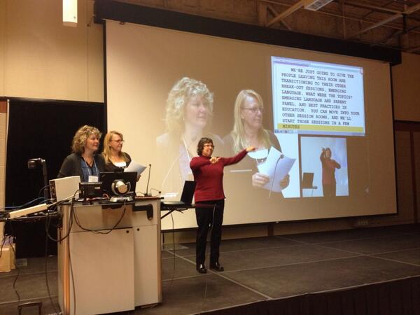 CAEDHH-BC Conference streaming live across Canada from Kelowna, BC #caedhhbc2013 #sd23 #bcblended #okanagan