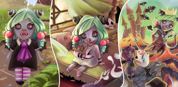 AlchemyGames's tweet photo. Evily - The Demond Child // Evily - La Niña Demonio http://t.co/xO3dWVZ3JZ   #kids #niños #apps #android http://t.co/SkDHnnIKLC
