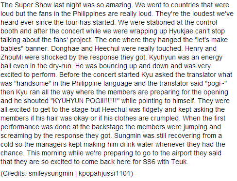 yeolstagram's tweet photo. PH ELFS <3333 GOOD JOB! http://t.co/Vj18AVAmSm