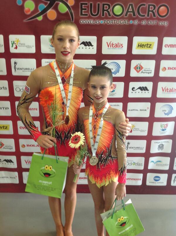 BritGymnastics's tweet photo. Congrats to the GB junior women's pair who are European Champions! Hannah Baughn &amp; Keri Rothwell Douglas #2013acro http://t.co/FcLS2JbtOv
