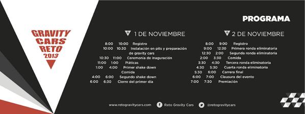 Reto Gravity Cars tweet media