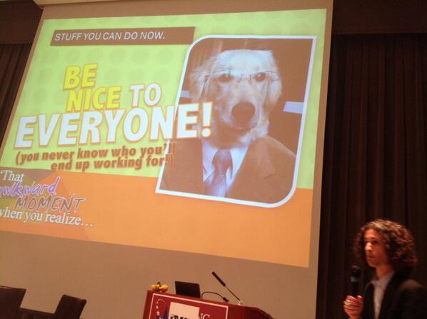 MAB_Foundation's tweet photo. Final word of advice from Jay Kruz at #bcbc13 http://t.co/azGDfOMOSF
