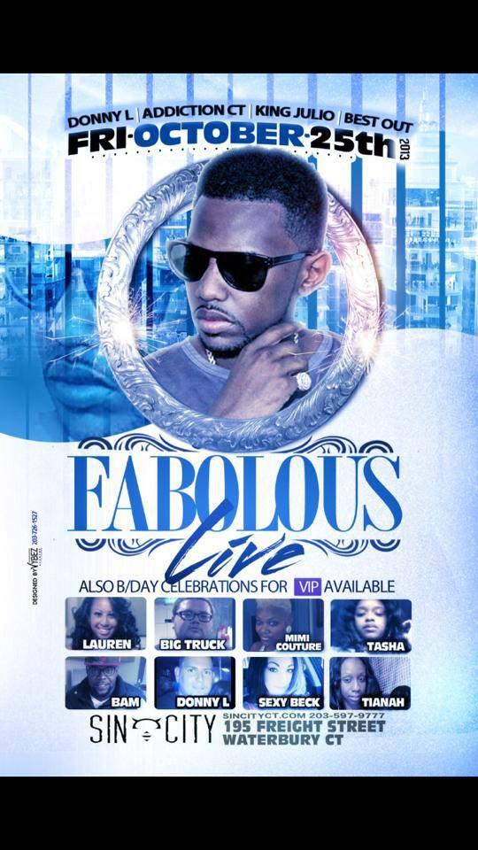 SinCityCT's tweet photo. Fabolous PEFORMING LIVE TONIGHT! @myfabolouslife http://t.co/nI1Yo0lWNb