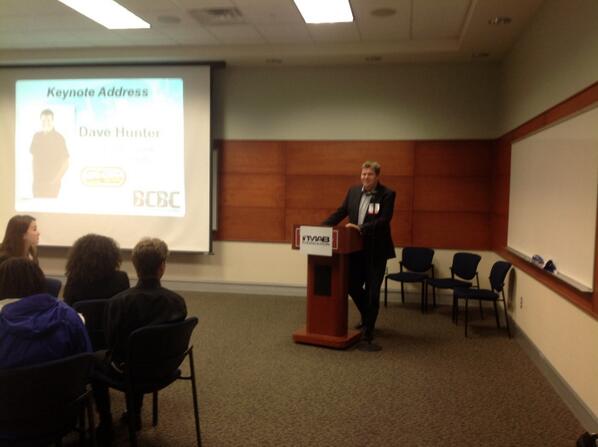MAB_Foundation's tweet photo. BCBC Keynote Speaker: Dave Hunter of @DaveandChuck !  #bcbc13 http://t.co/acfW074kLc