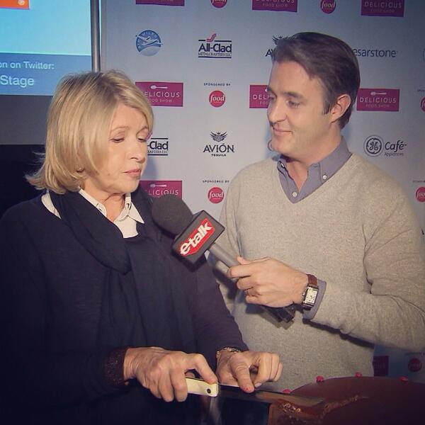 etalkCTV's tweet photo. Tonight a Canadian entertainment show exclusive with @benmulroney &amp; @marthastewart @deliciousshow #DFS13 http://t.co/EPdidvVL97