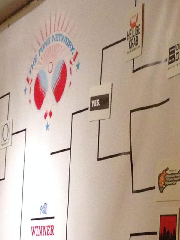 MrDavidLai's tweet photo. YES.TAP in Startup ping pong tournament semi-finals!! http://t.co/MeEgfeLHMi