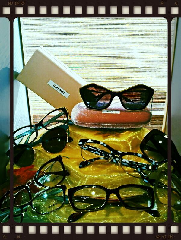 GPEyeCare's tweet photo. Look what came in today! #MiuMiu  #Roseville #glasses  #style  #cali #Sacramento Come in today! http://t.co/MZrDbltYdh