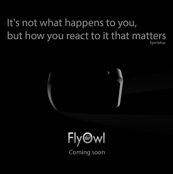 flyowl_inc's tweet photo. It's not what happens to you,  but how you react to it that matters. Join us! #flyowl #startup #crowdfunding #device http://t.co/u3BfdWcQMf