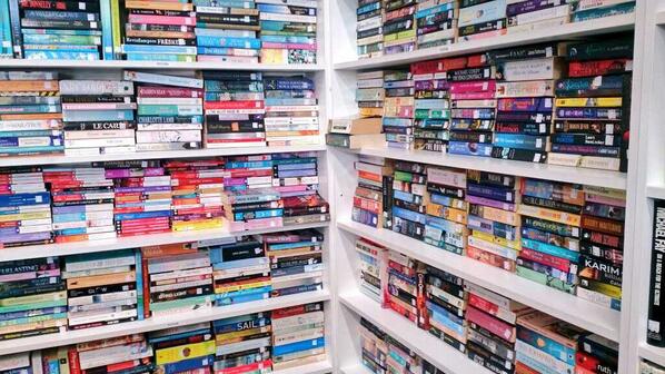 RandomReadsNZ's tweet image. Op shopping for new books to leave out and about next week.
