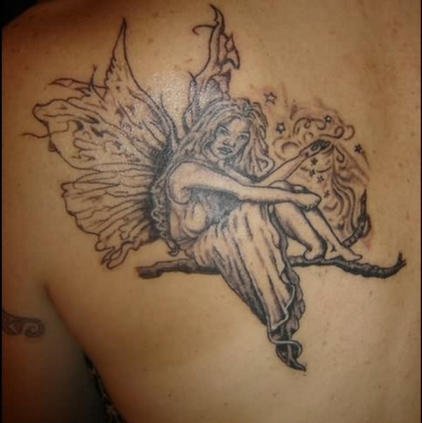 BestTattooPic's tweet photo. Black fairy tattoo http://t.co/6eVJjhQIKP