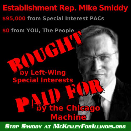 McKinley4IL's tweet photo. Mike Smiddy: Bought &amp; Paid For. Who does he really #represent? http://t.co/qlQKGXHGOw #IL71 #twill http://t.co/mFpzRkXt1q