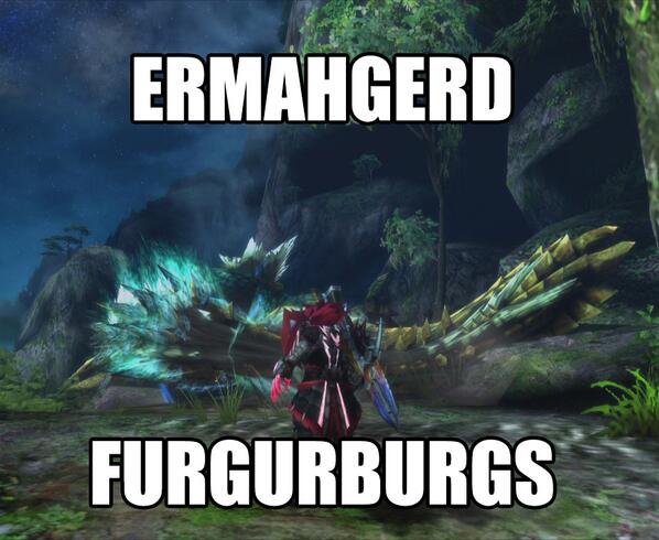 monsterhunter's tweet photo. Happy Friday, everyone! http://t.co/RWYMGdfS9S