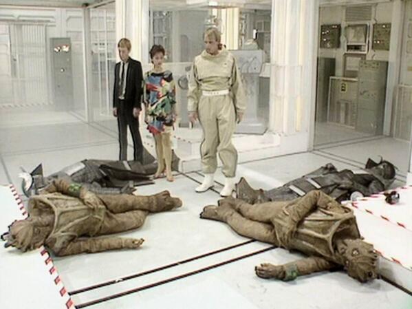 FanAboutTown's tweet image. And they all lived happily-ever-after
 #FridayNightWho  #WarriorsoftheDeep #DoctorWho
