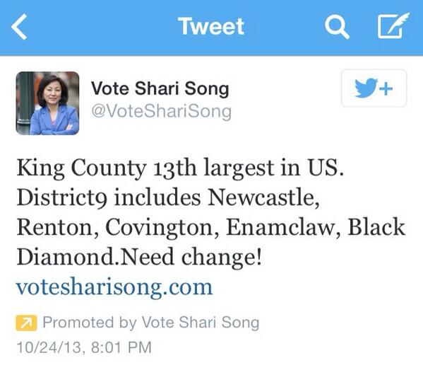 loridcreek's tweet image. Umm...King County is 14th and it's spelled Enumclaw. Yikes. #nochangeplease