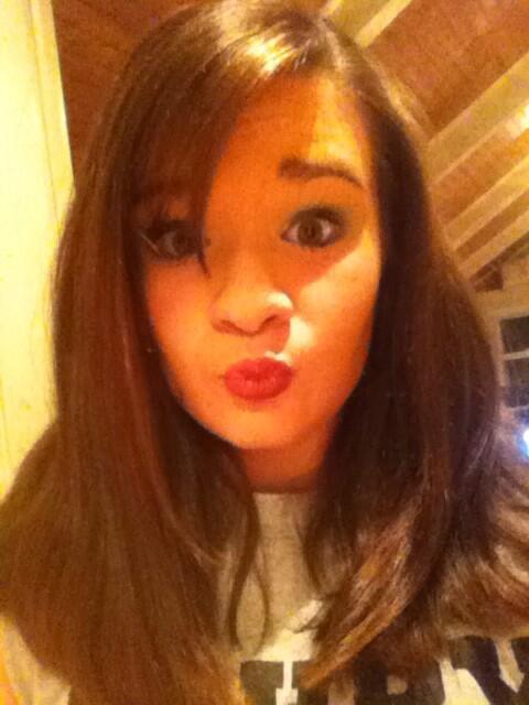 My writer! (This is the only good pic I have... It was after I tried a new makeup technique:p)