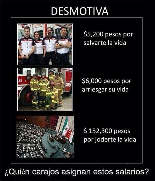 Pepeluchee33's tweet photo. "@EventosdeMexico: Salarios? Chequen nomas http://t.co/tTaT1qFjxf"
Que poca usted que opina? @fernandeznorona