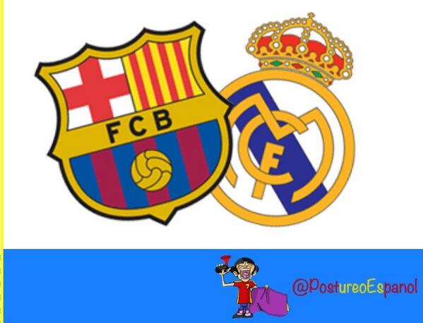 PostureoEspanol's tweet photo. "El Clásico". #PostureoEspañol http://t.co/Fp8aUmpuzQ