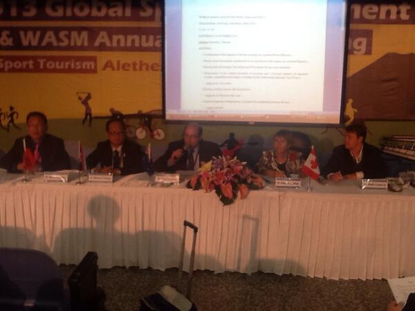 EASMBoard's tweet image. Historical moment: First inaugural annual meeting, world association sport management #wasm #EASM2014