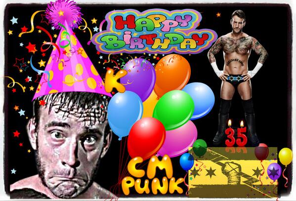 NDPunkBITW80's tweet image. #HappyBirthdayCMPunk @CMPunk #BestInTheWorld 35 years of Greatness!